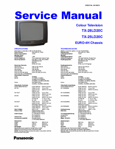 Panasonic TX25(28)LD20C kompl.serw.pdf.rar